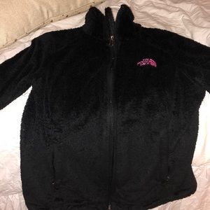 Black fuzzy north face